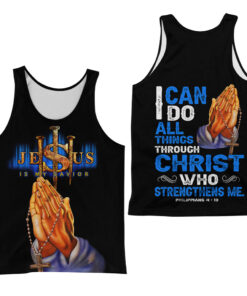 Jesus 3D All Over Printed Clothes Tanktop